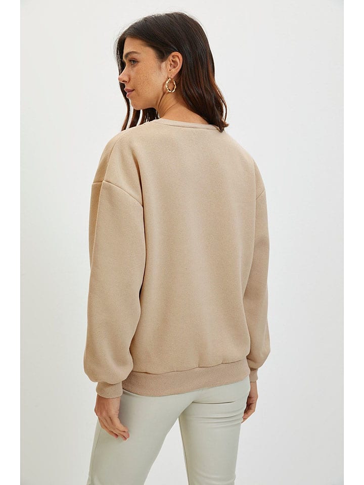 trendyol Sweatshirt in Sand günstig kaufen