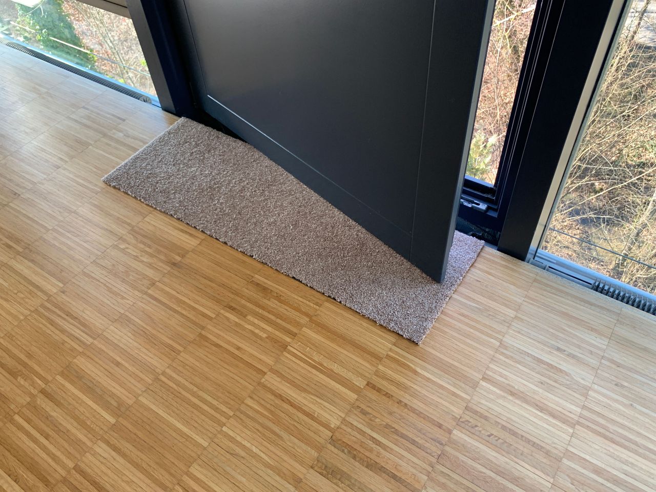 Keilbach Designprodukte Keilbach Schuhabstreifer, 87 x 28 cm, hellgrau