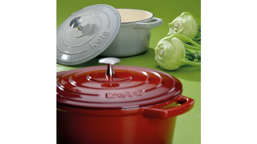 kela Bräter oval Calido 9,3l rot