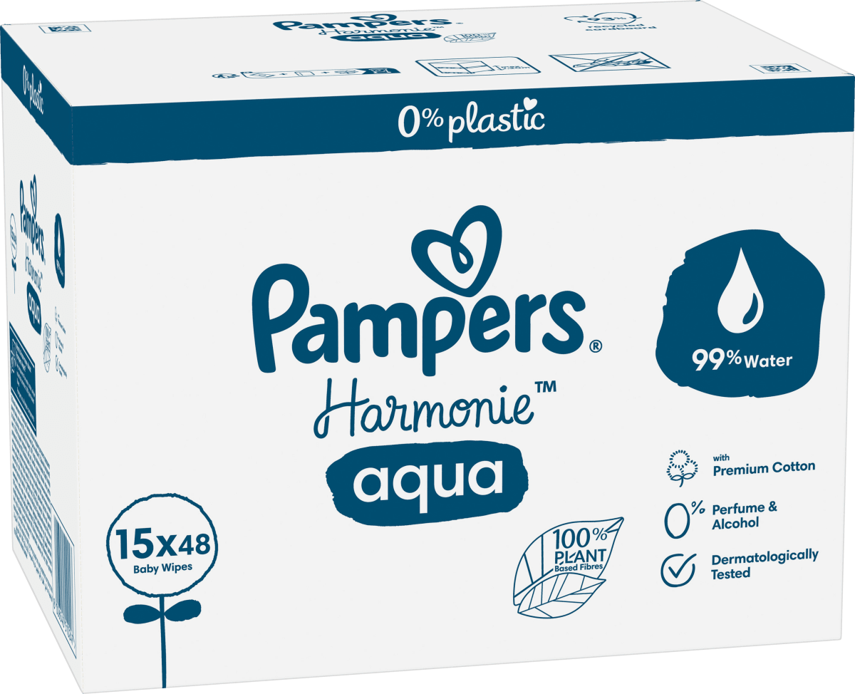 Feuchttücher Harmonie Aqua (15x48 St), 720 St