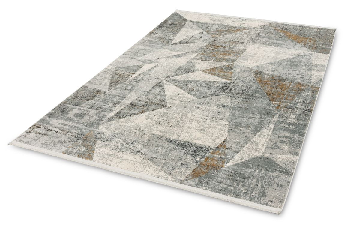 Webteppich Postiano Creme-Anthrazit 160 x 230 cm