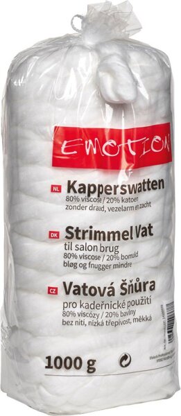 Efalock Watteschnur 80 % Viskose 20% Baumwolle 1000 g Bandwatte