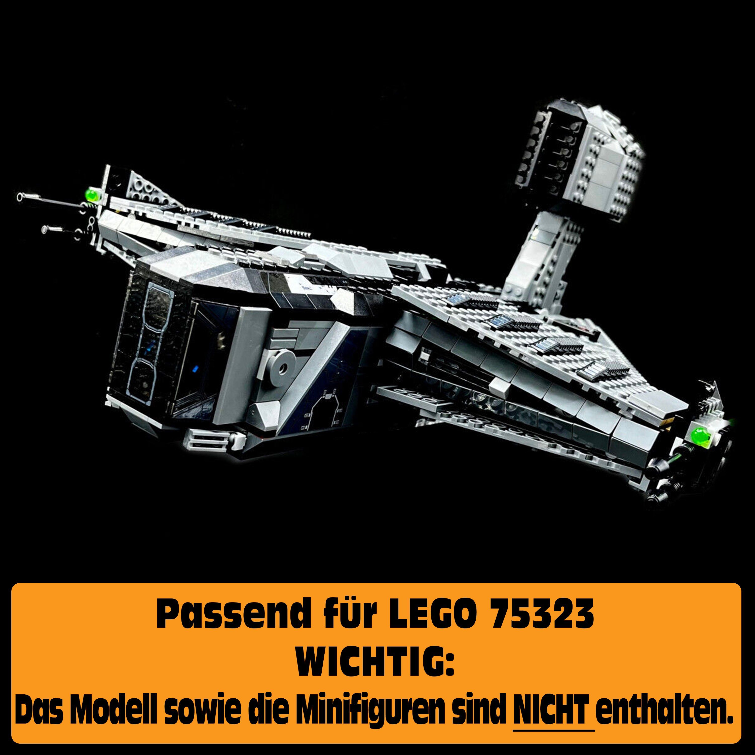 AREA17 Standfuß Acryl Display Stand für LEGO 75232 The Justifier (1 St), zum selbst zusammenbauen