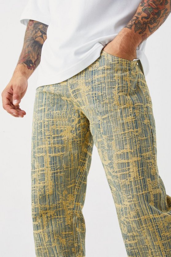 Lockere zerrissene Jeans