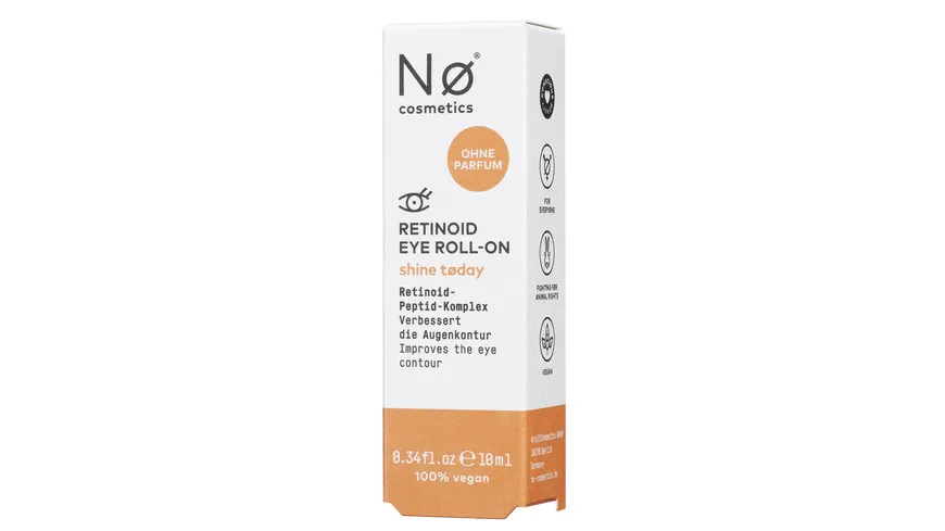 Nø Cosmetics shine tøday Retinoid Augen Roll-On 10 ml