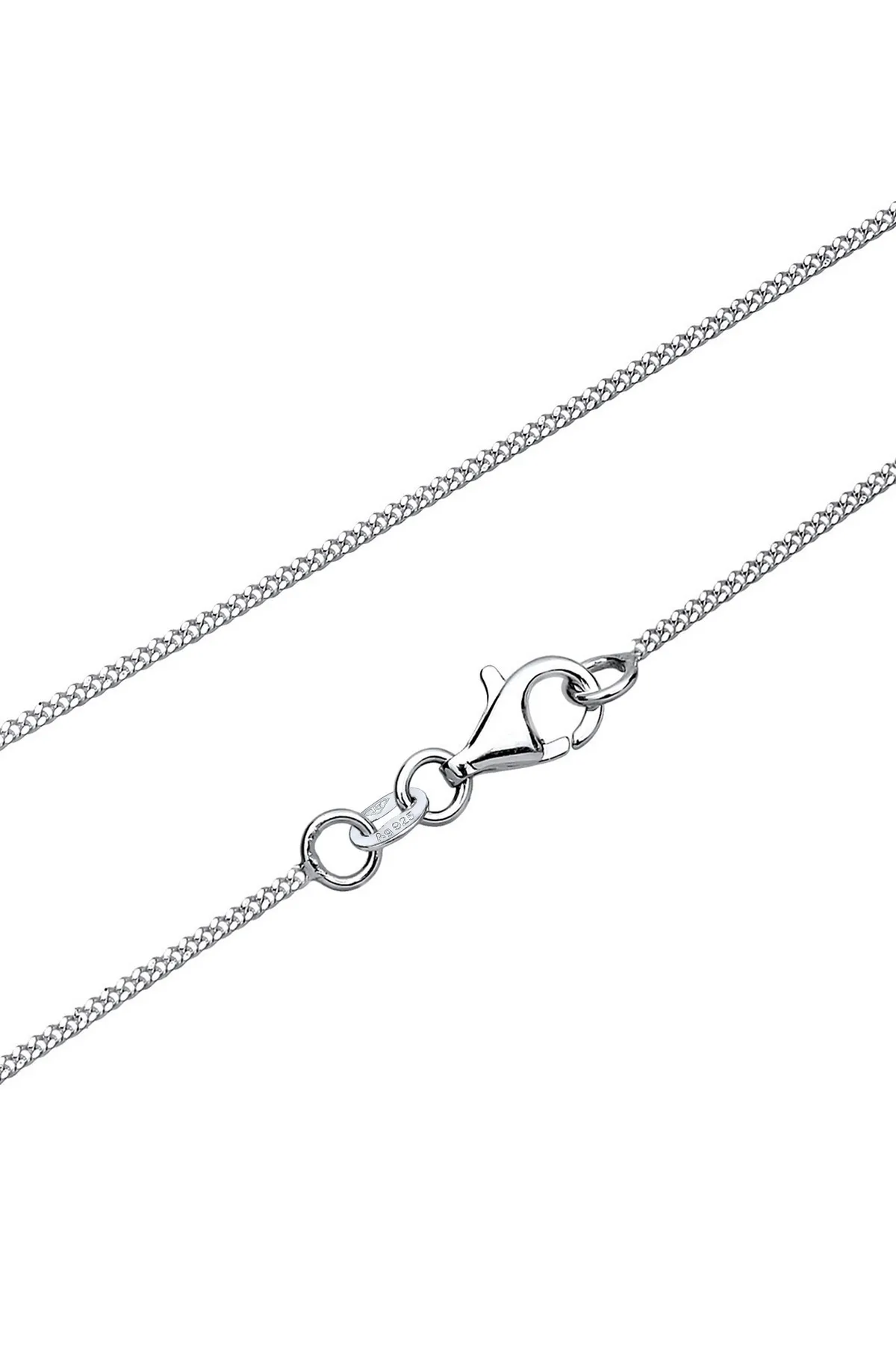 ELLI  Halskette Herz Ewigkeit Diamant (0,045 ct.) 925 Silber