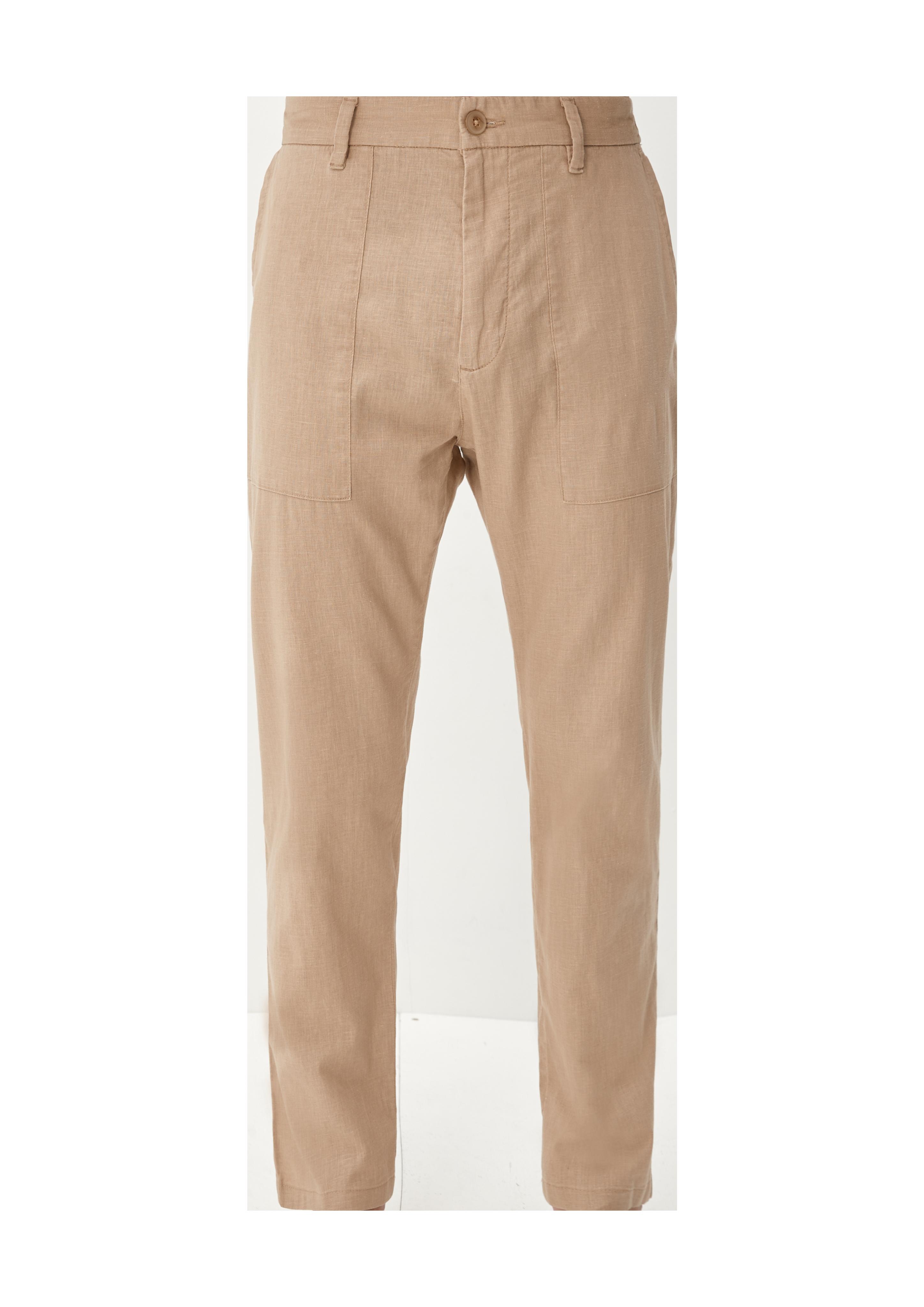 Relaxed: Hose aus Leinenmix  2128967-8411
