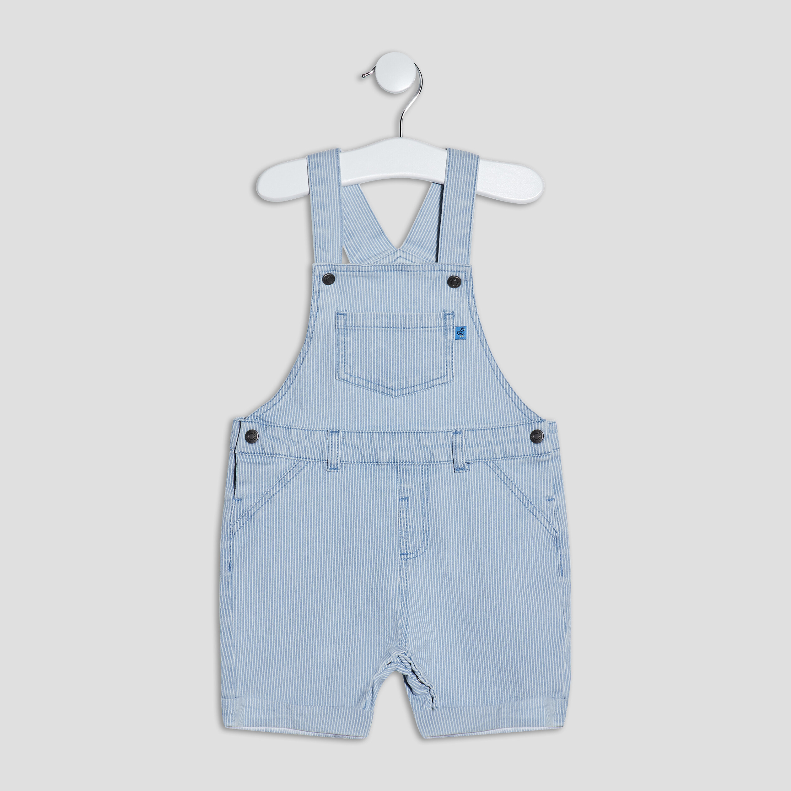 Salopette short droite ecru bébé garçon | La Halle
