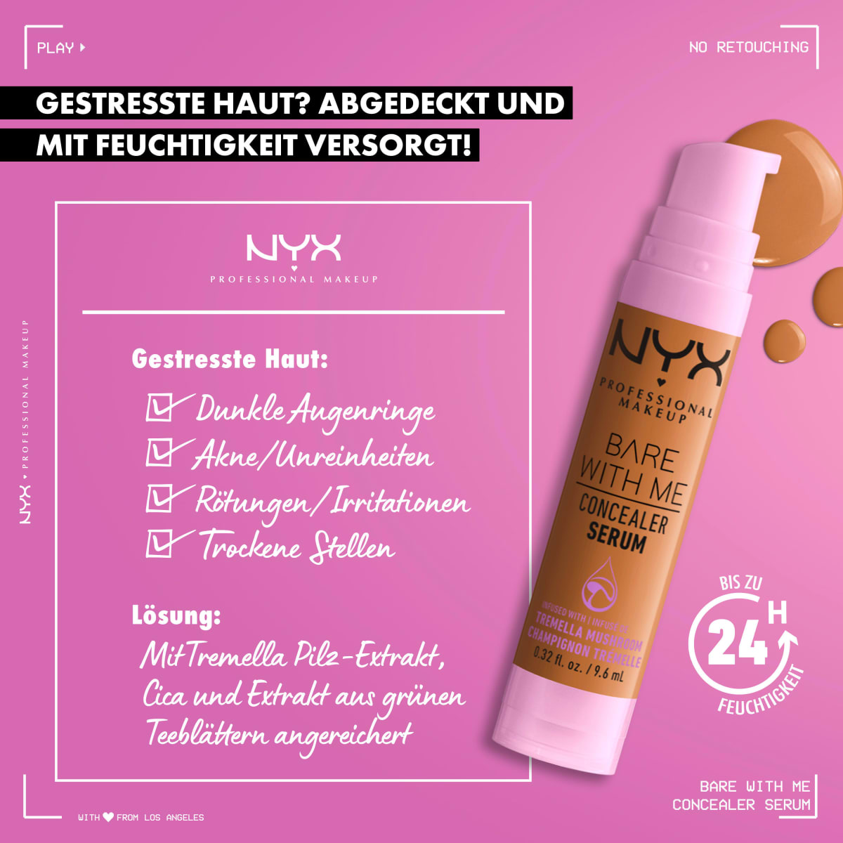Concealer Serum Bare With Me Golden 09, 9,6 ml