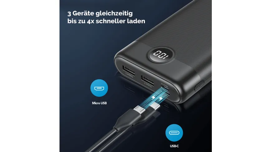 XCOAST XC30 Powerbank 30.000mAh