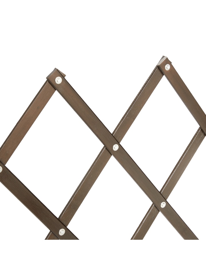 relaxdays Hundeabsperrgitter in Braun - (B)118 x (H)69 cm günstig kaufen onesize