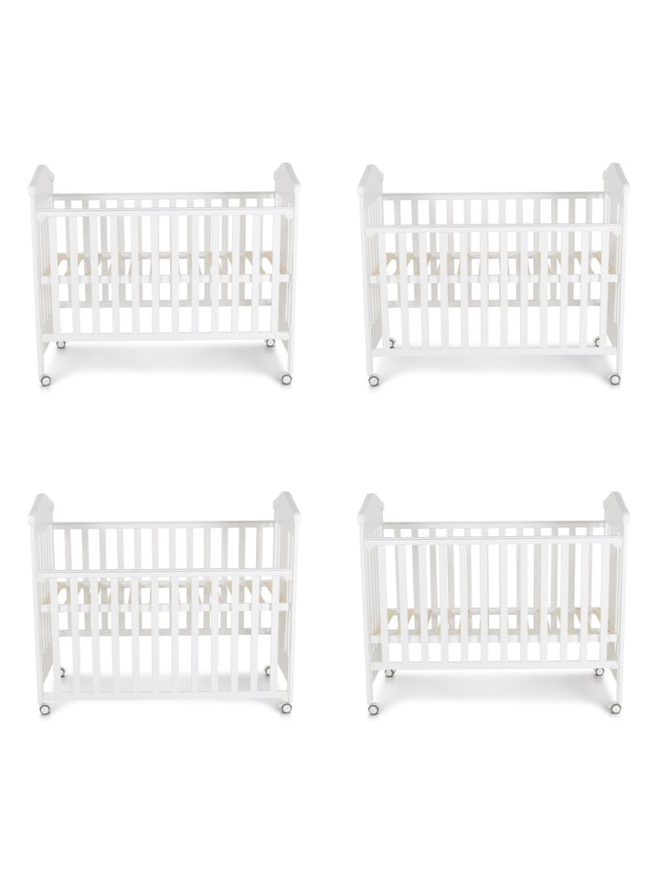 Cangaroo Babybett Wing 120 x 60 cm in weiß günstig kaufen 60x120 cm