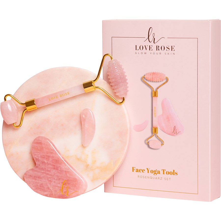 Gesichtspflege Geschenkset Face Yoga Set von Love Rose Cosmetics