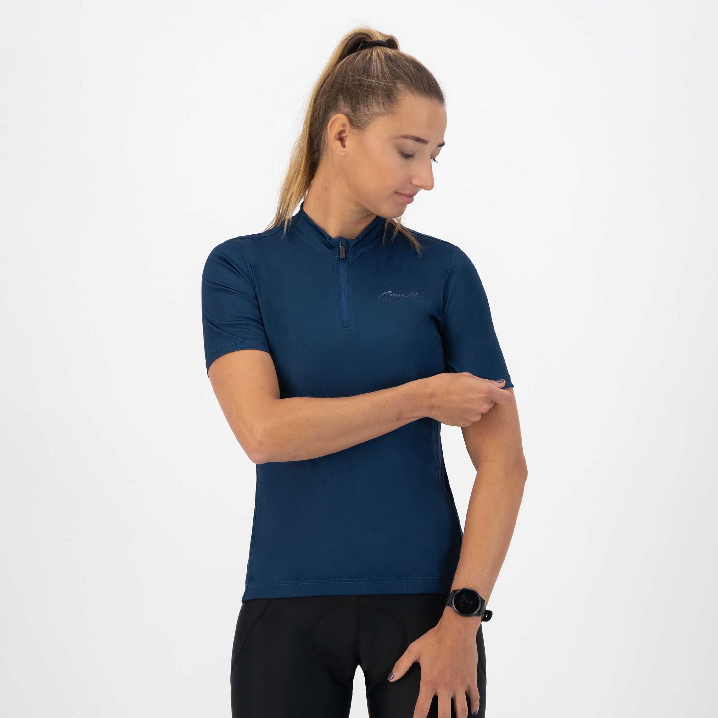 Rogelli Core Dark Blue Damen Radtrikot