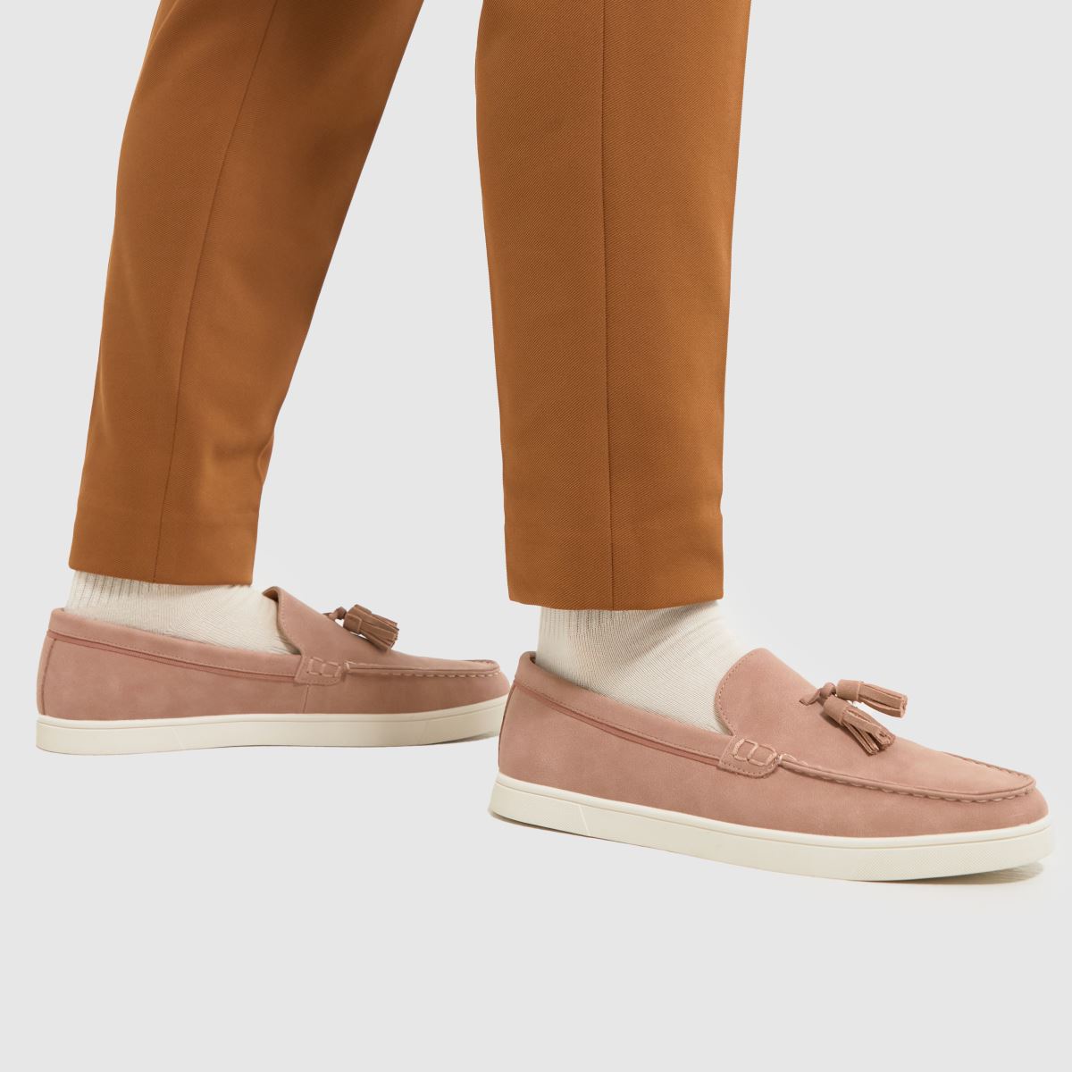 Schuh – Wyatt – Ljusrosa loafers med tofs