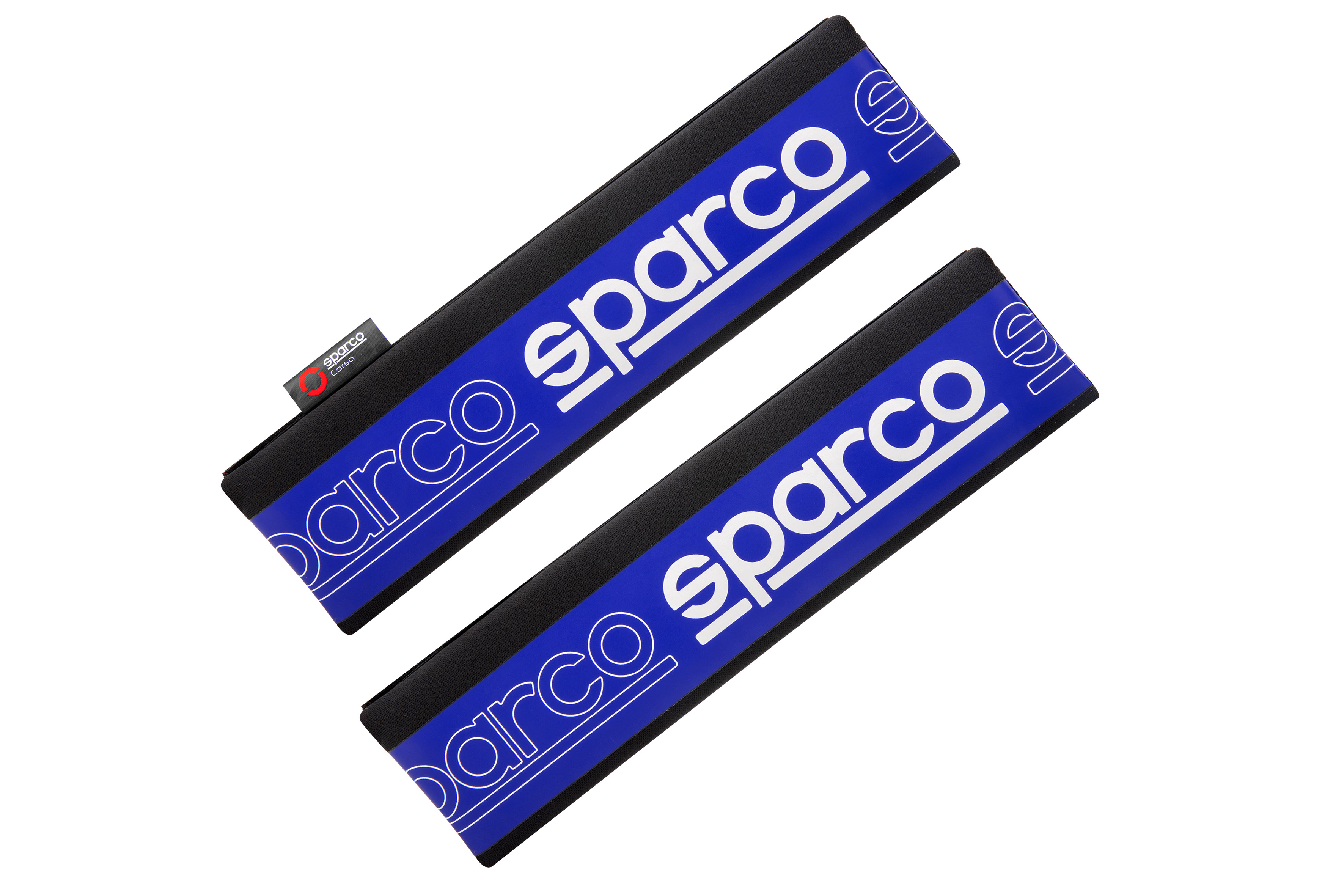 Gurtpolster von Sparco, blau/schwarz, 2 Stück - ATU