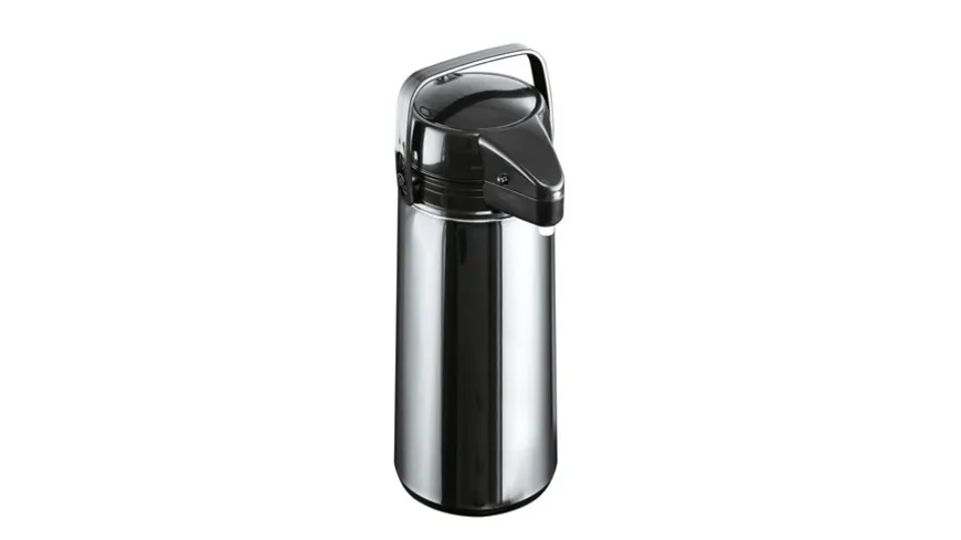 axentia Isolierpumpkanne Airpot Edelstahl 1,9 l