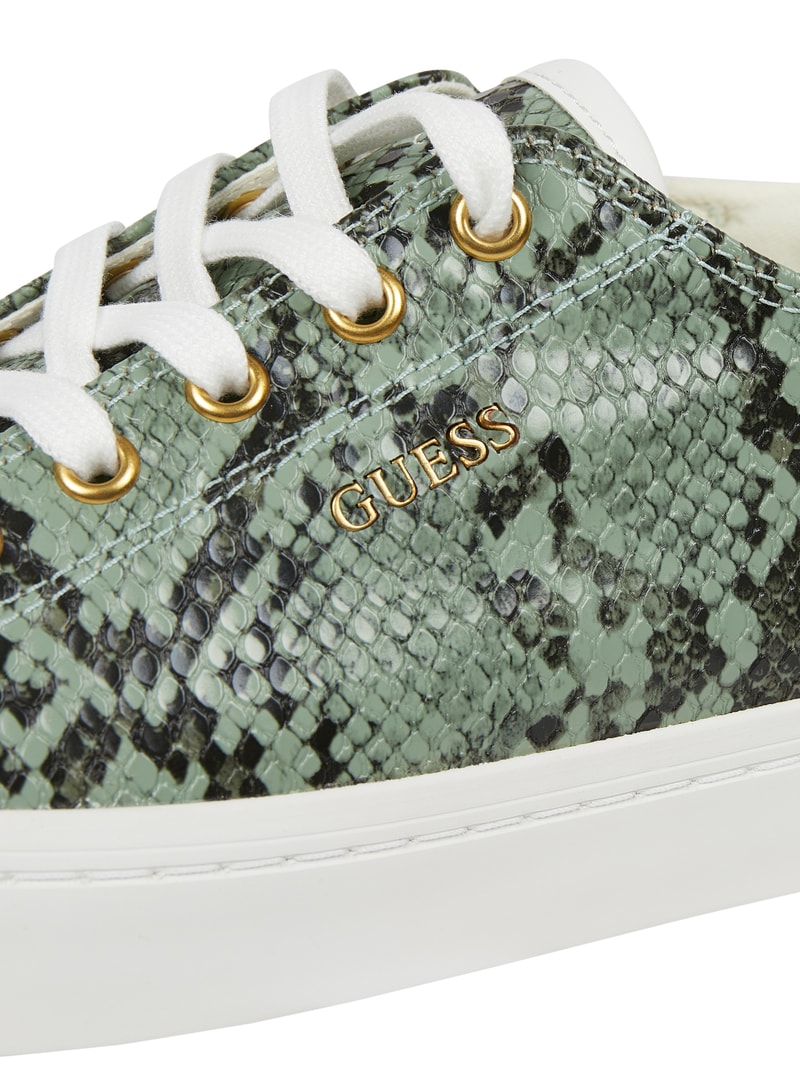Sneaker in Leder-Optik Modell 'Ester' in grün