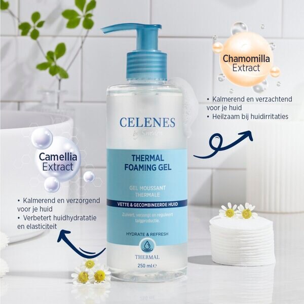 Celenes By Sweden Gel Espumante Térmico 250ml - Pele oleosa e mista