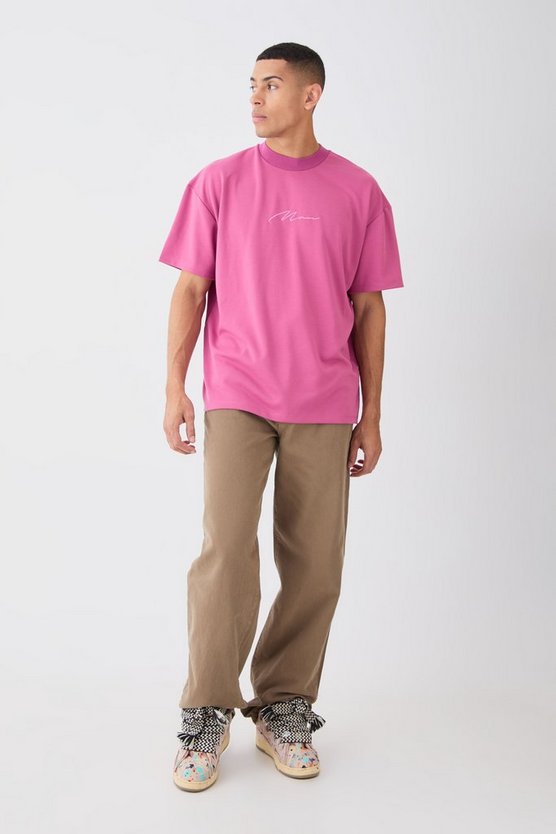 Oversized Premium Super Heavyweight Embroidered T-shirt