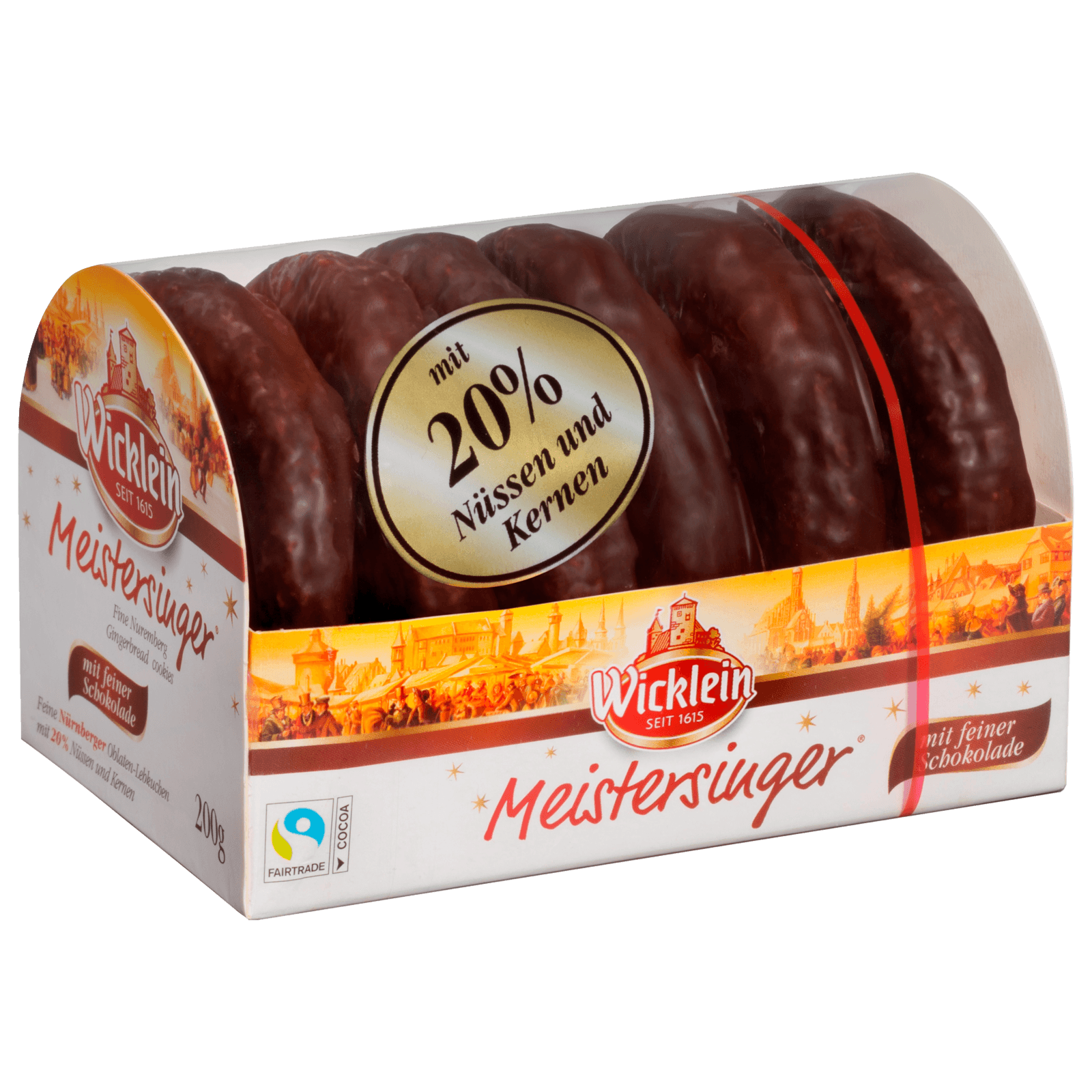 Wicklein Meistersinger Lebkuchen schokoliert 200g