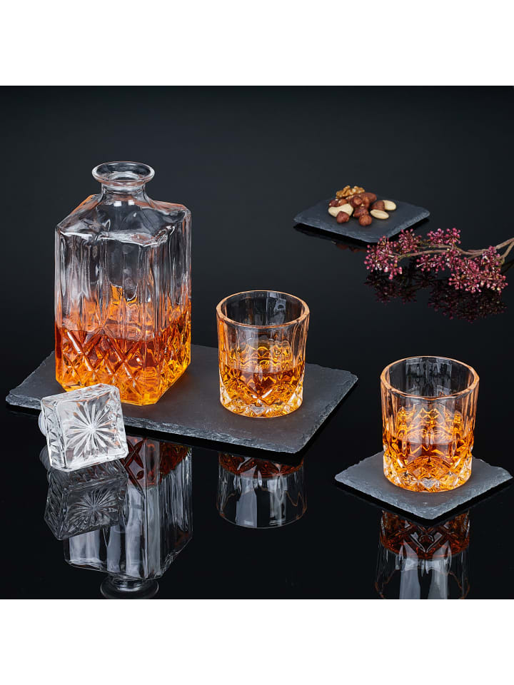 relaxdays 4 x Schieferplatte in Anthrazit - (B)26 x (T)16 cm günstig kaufen onesize