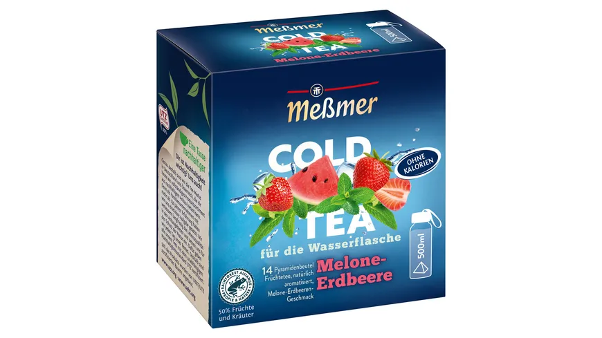 Meßmer Früchtetee Cold Tea Melone-Erdbeere 38.5 g