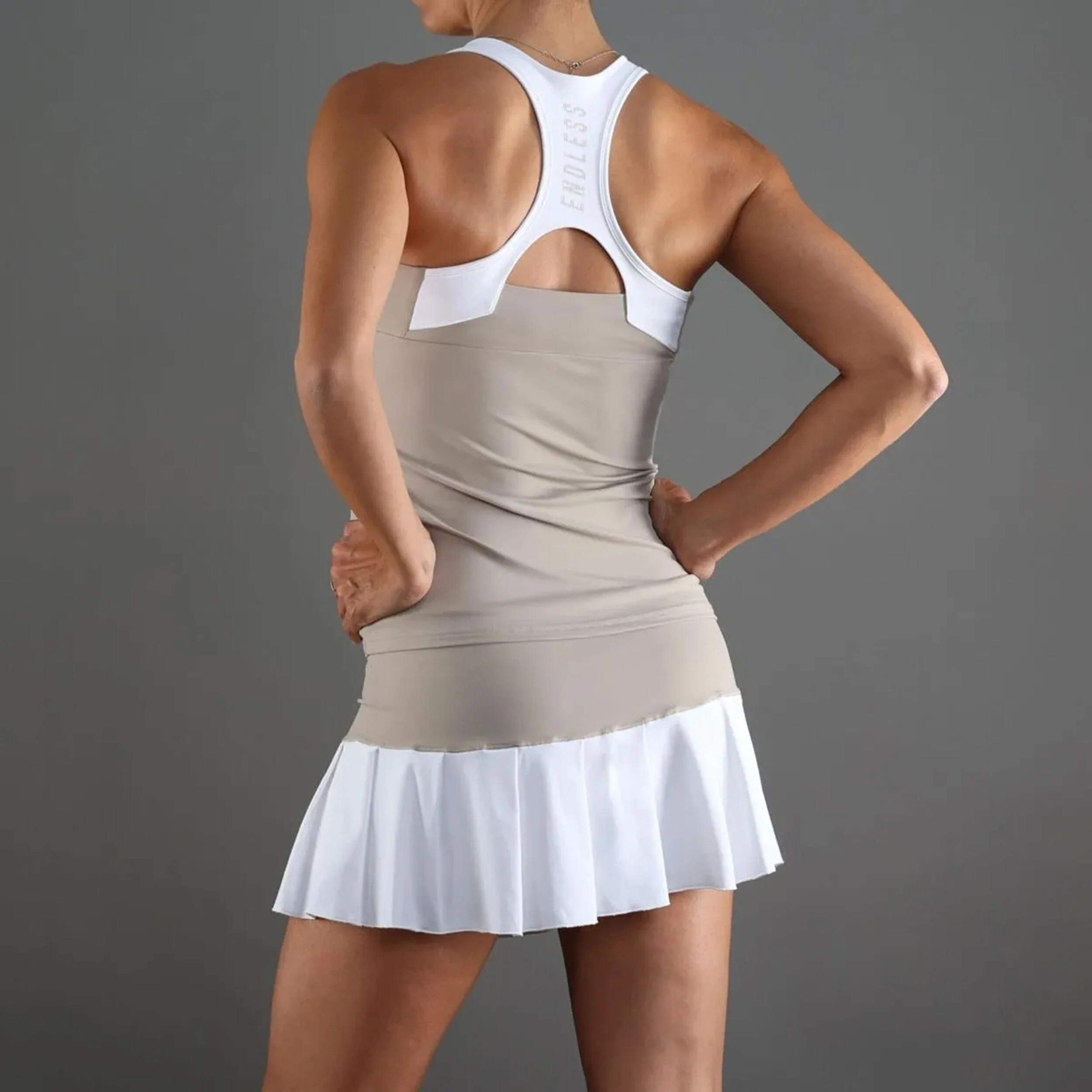 Code Tank-Top Damen - Creme