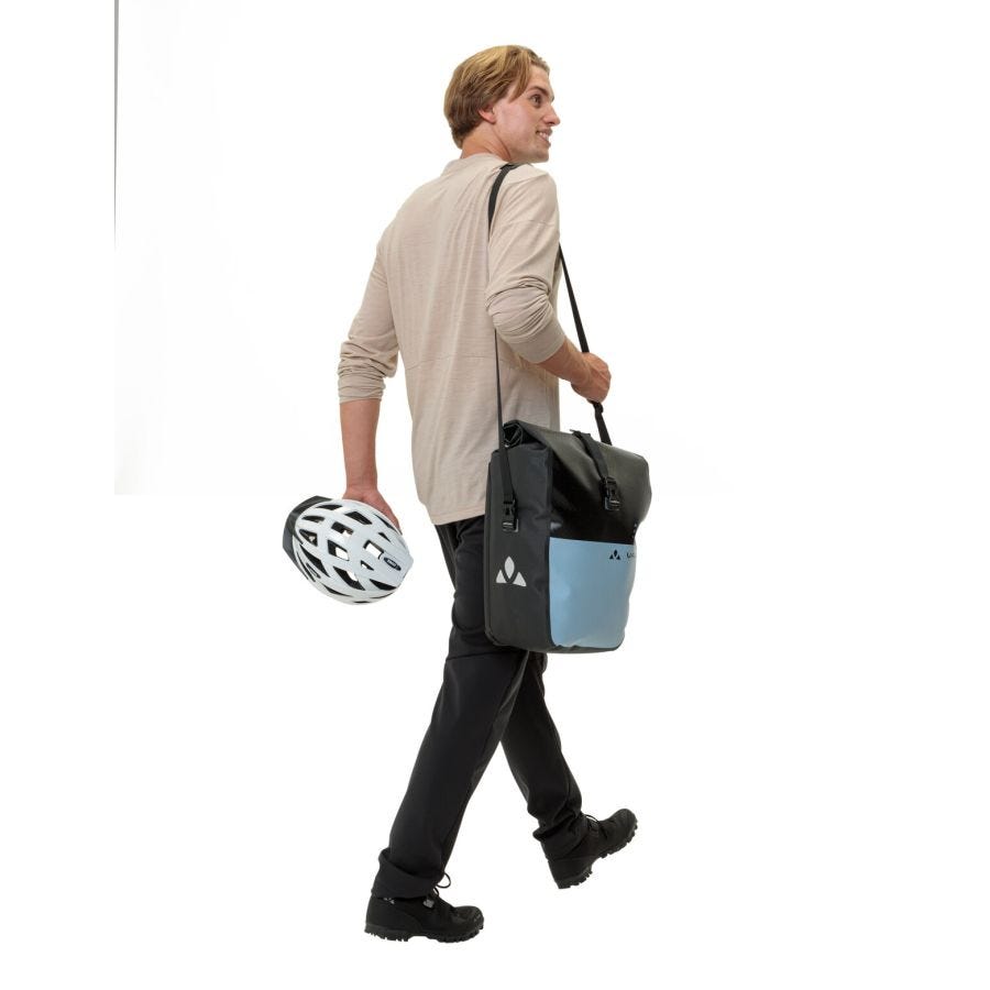 Aqua Back Color Single Fahrradtasche, recyceltes Hauptmaterial