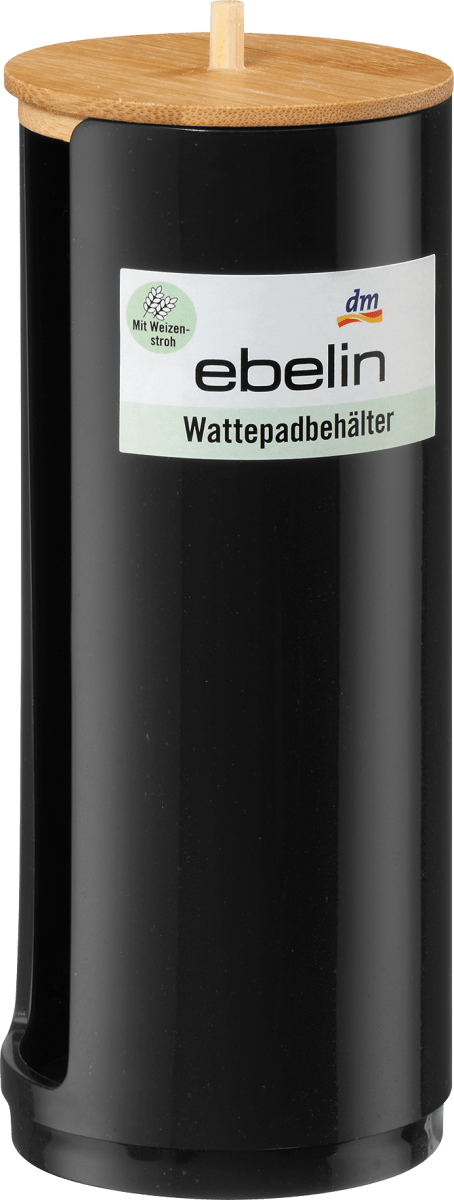 Wattepadspender mit Bambusdeckel, 1 St
