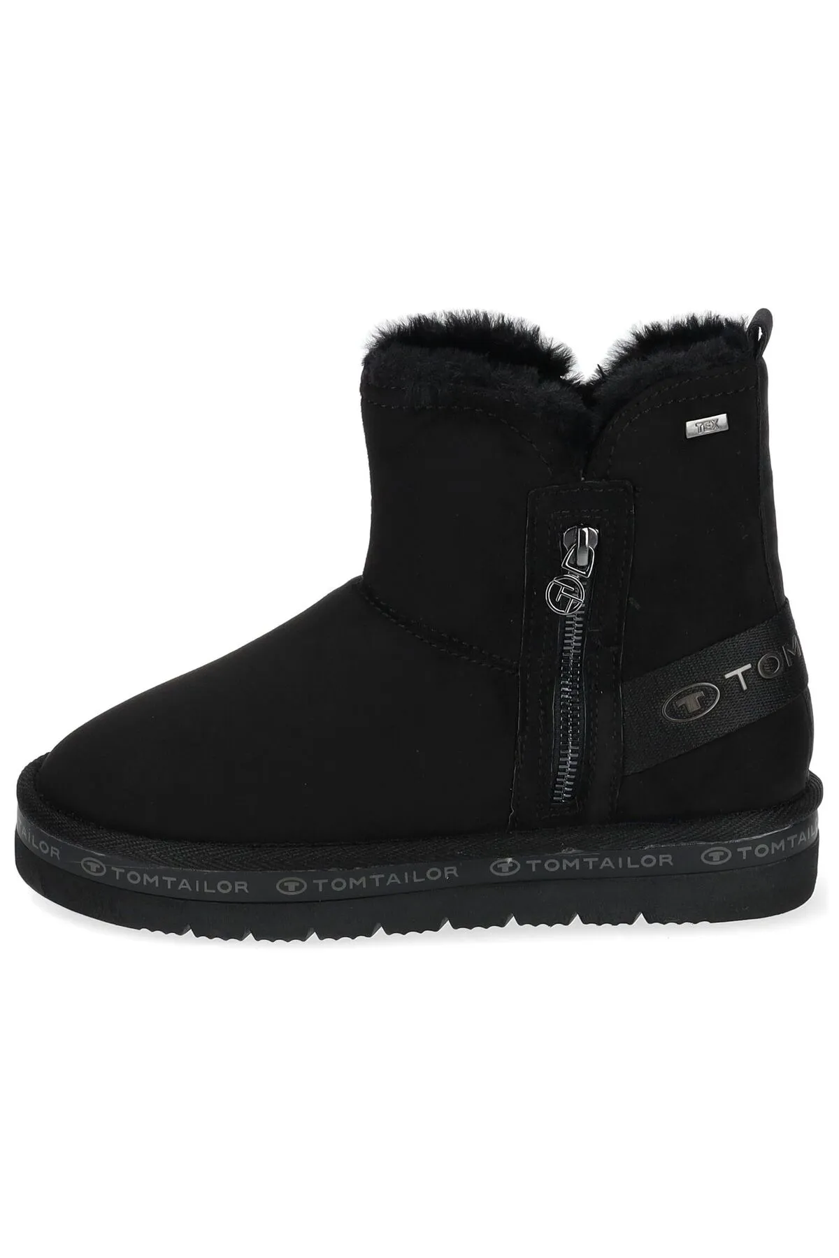 Tom Tailor  Stiefelette - Schwarz - Flacher Absatz