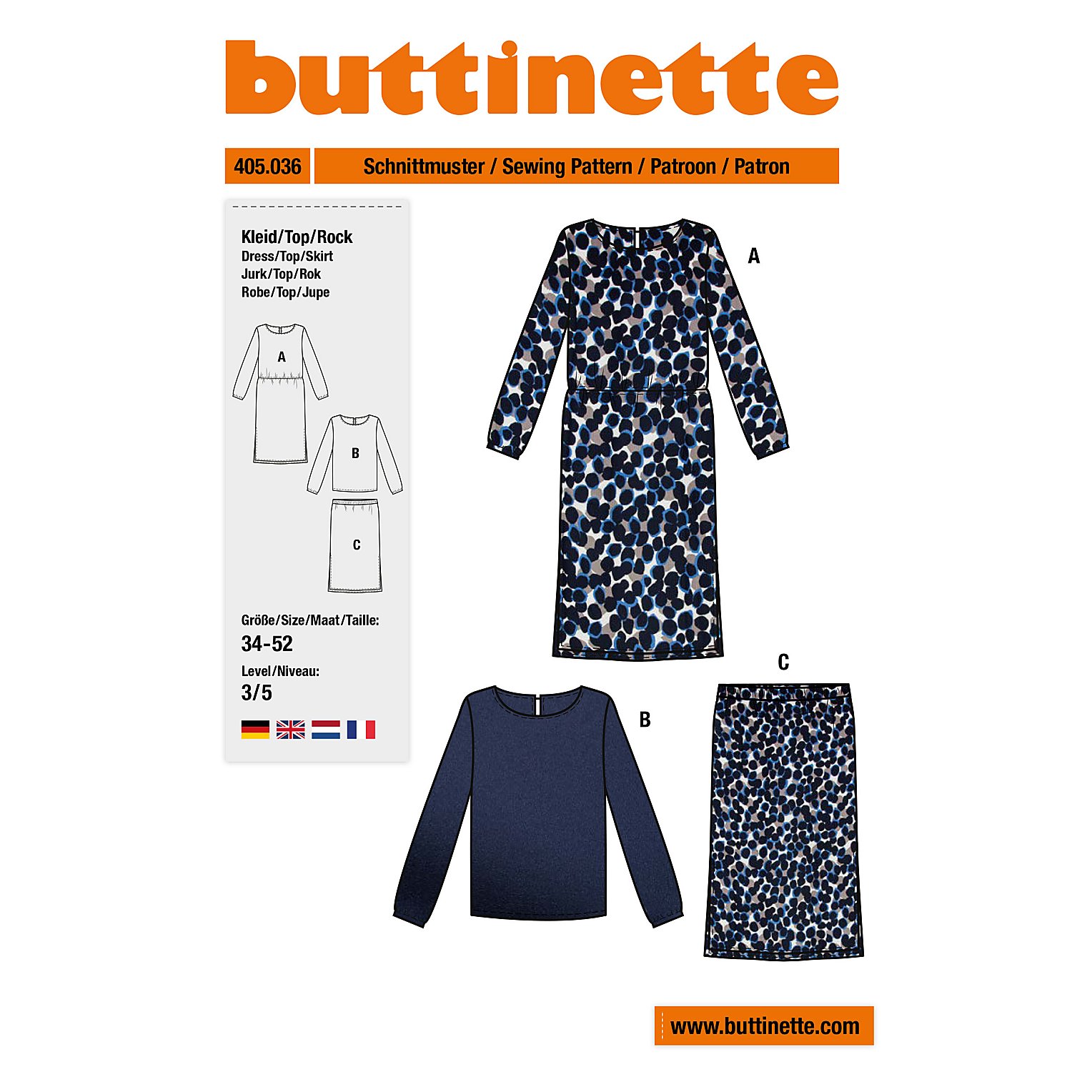 buttinette Schnitt 