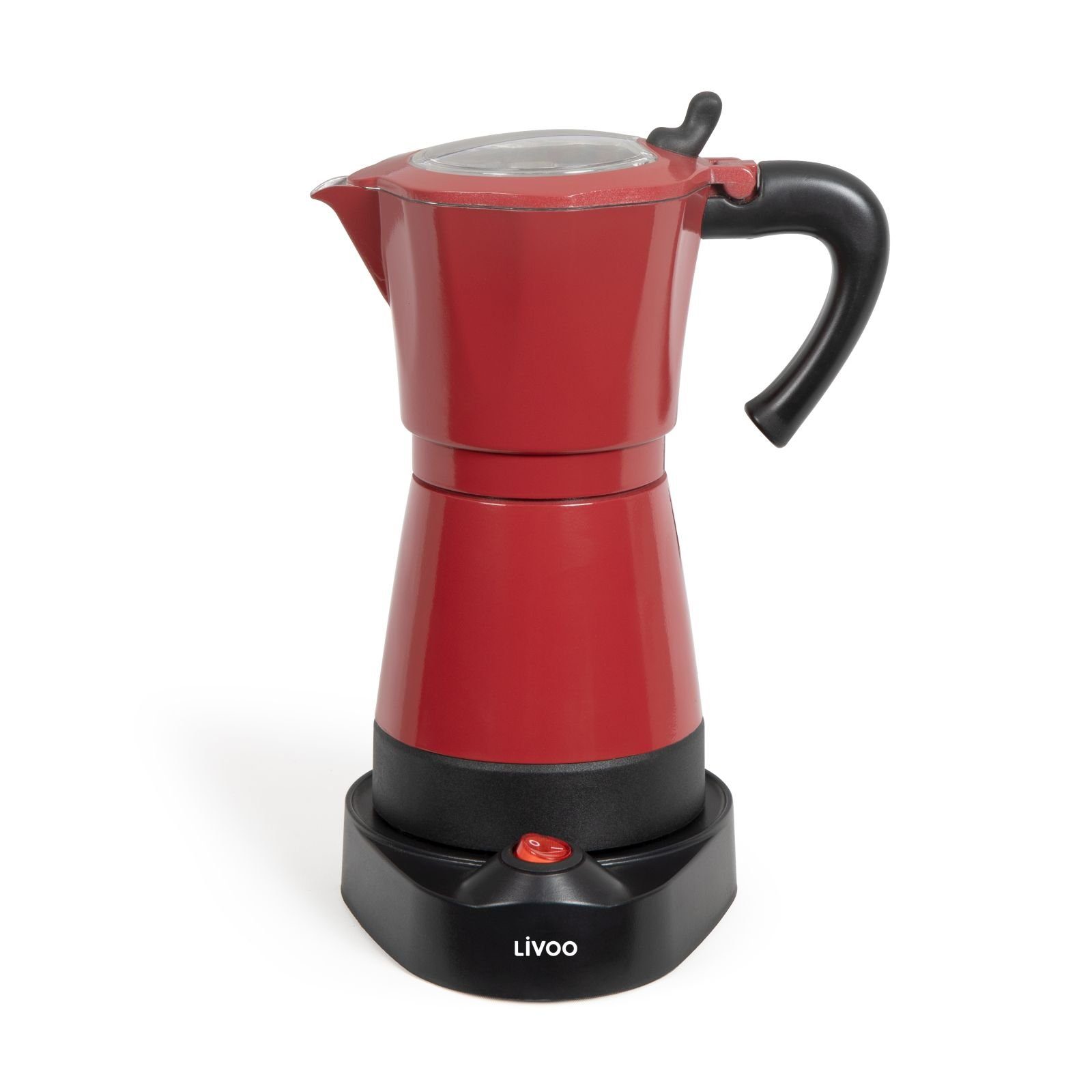 LIVOO Espressokocher LIVOO Espressokocher Elektrisch 6 Tassen Espresso Espressokanne 300ml