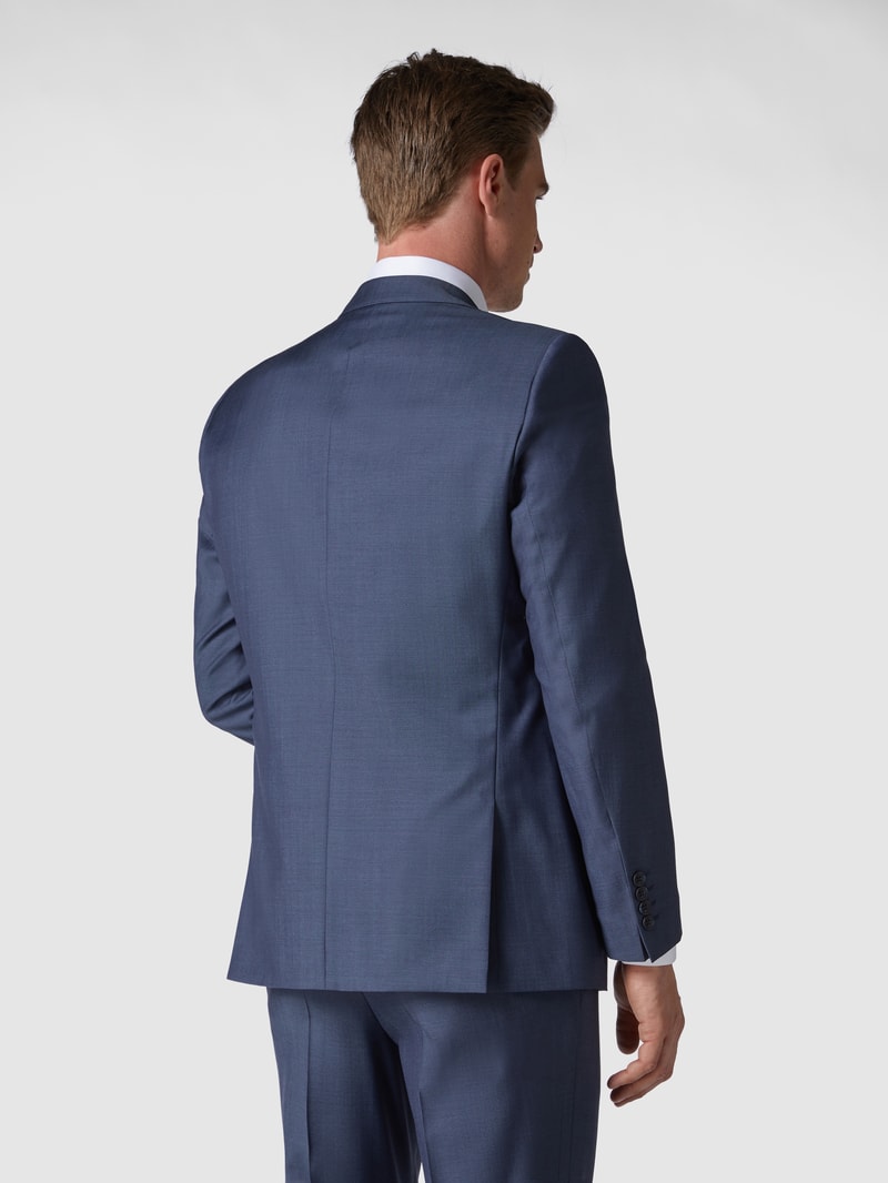 Modern Fit 2-Knopf-Sakko aus Schurwolle in blau