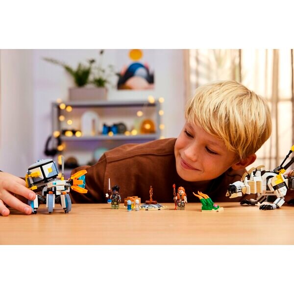 LEGO Horizon Adventures 77037 Aloy in Varl proti Shell-Walkerju in Sawtoothu