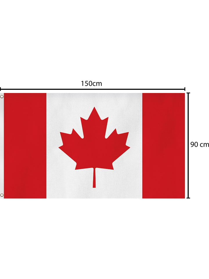 normani Fahne Länderflagge 90 cm x 150 cm in Kanada günstig kaufen 90 x 150 cm