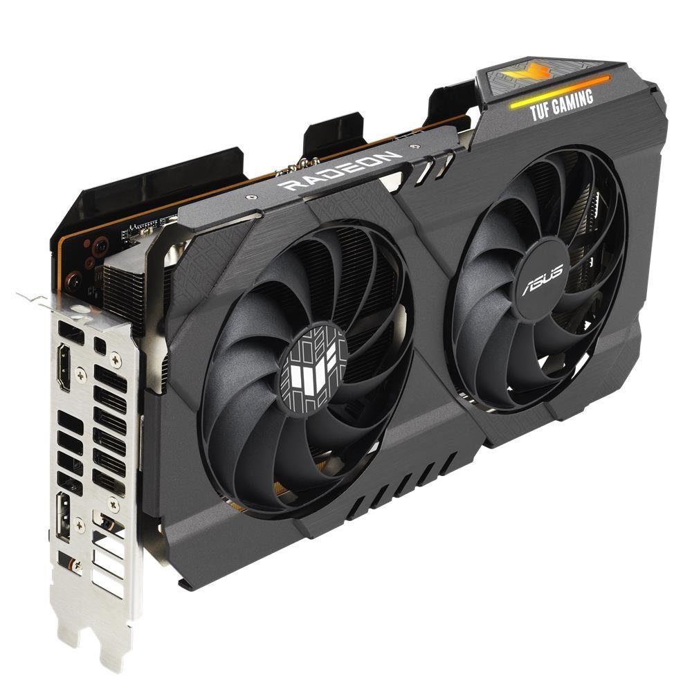 Asus TUF AMD Radeon RX 6500XT OC Grafikkarte (4 GB, GDDR6, Gaming Grafikkarte, GDDR6, PCIe 4.0, Aura Sync, HDMI, DisplayPort)
