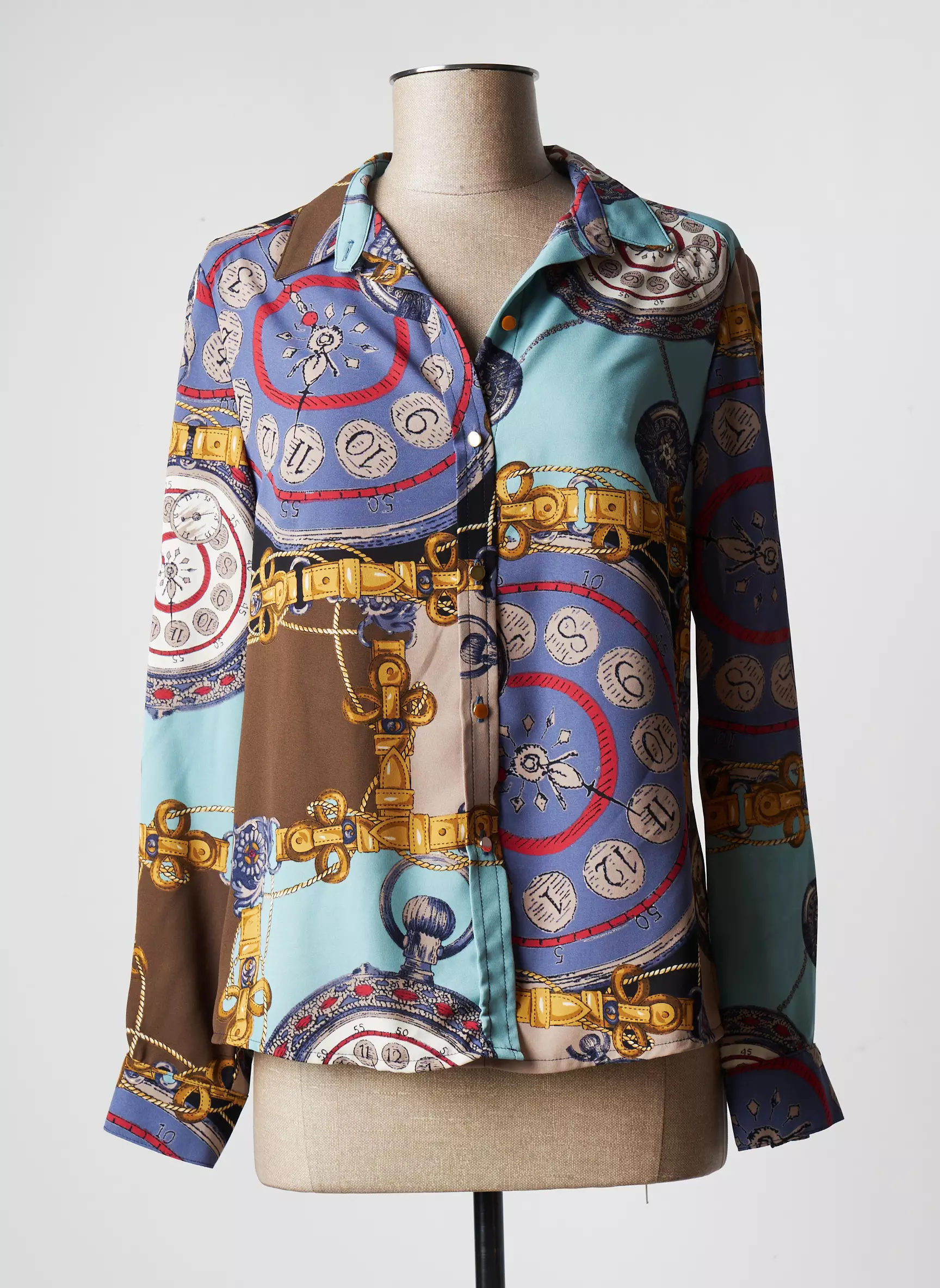 Jumfil Chemisiers Femme couleur bleu