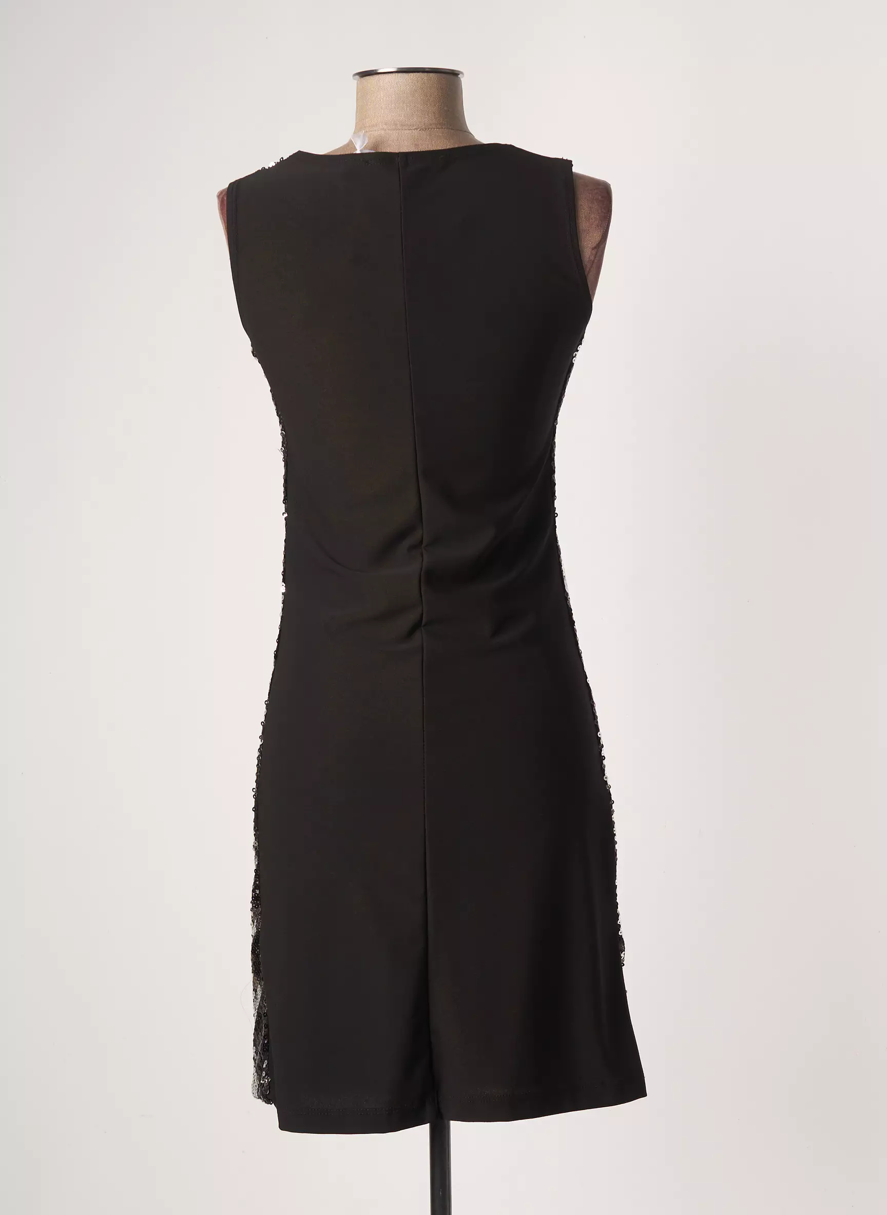 Poussiere D Etole Robes Mi Longues Femme couleur noir