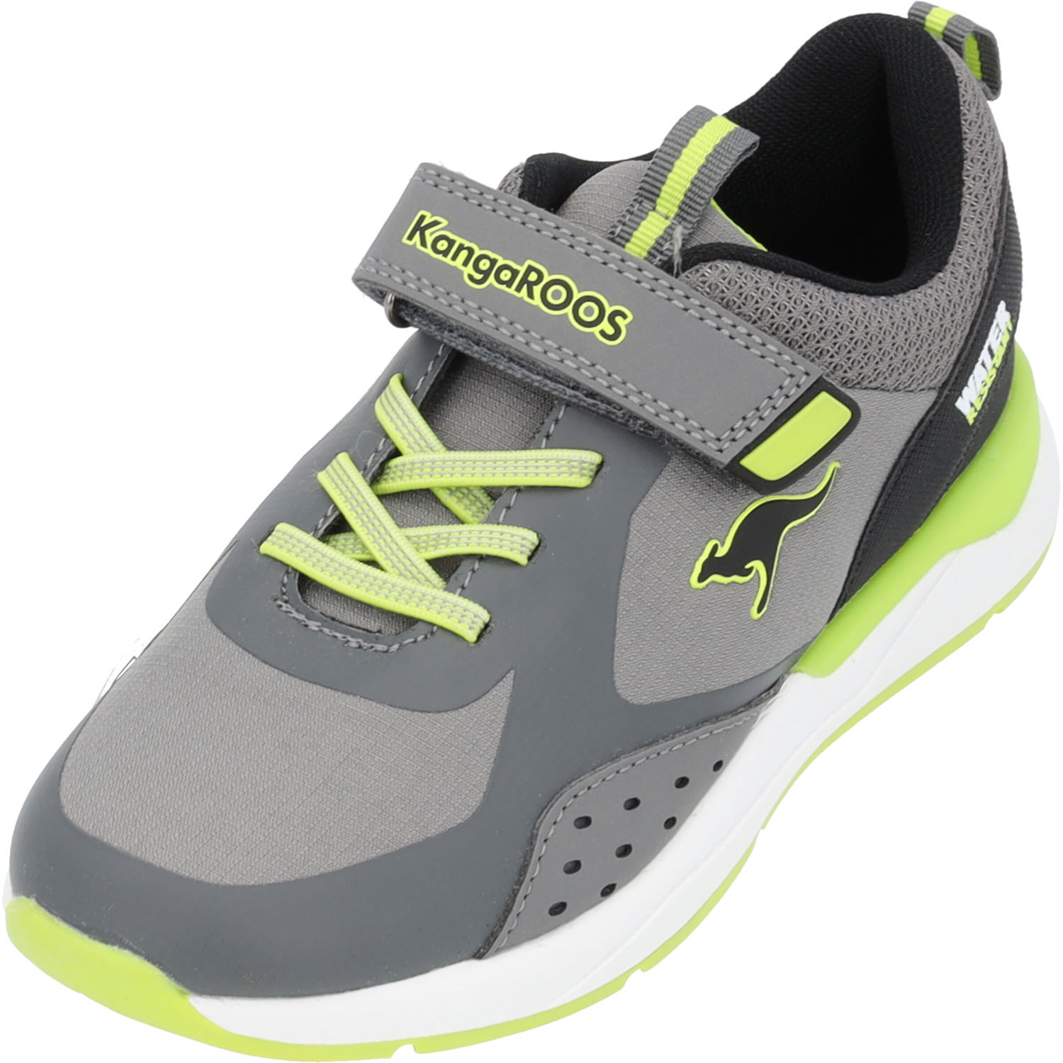 KangaROOS KD-Dips EV 18911, Sneakers Low, Herren, steel grey/lime