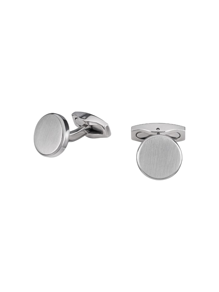 Breil Manschettenknöpfe carve silber günstig kaufen 18 mm