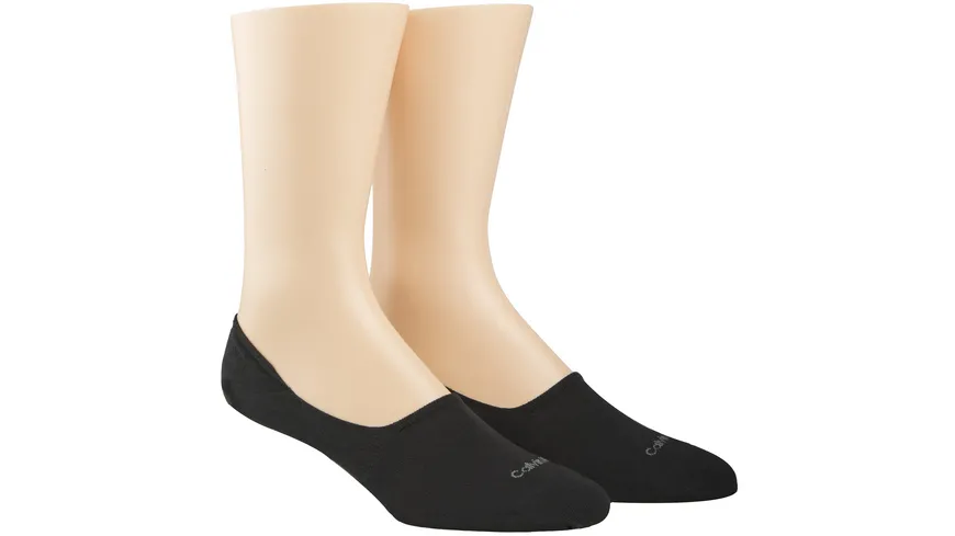 Calvin Klein Herren Füßlinge 2er Pack black