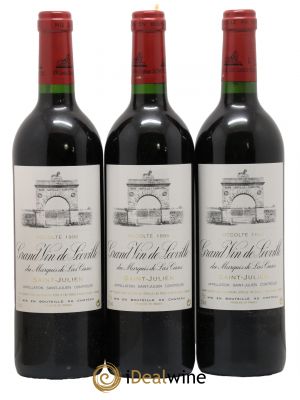 Château Léoville Las Cases 2ème Grand Cru Classé  1999 - Lot de 3 Bouteilles