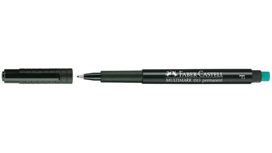 FABER-CASTELL CD-Marker Castell Multi F fein permanent schwarz