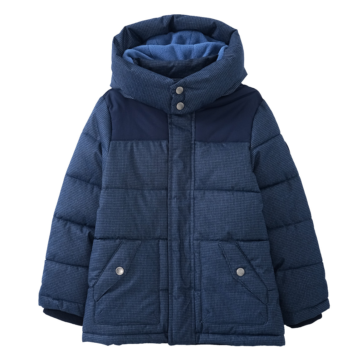 Jungen Winterjacke mit Farbteilern