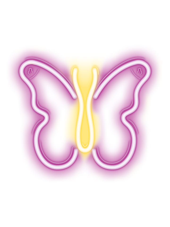 Forever Lights Neon LED Zeichen Licht USB LED Licht Home Leuchtschild Nachtlicht Schmetterling-Pink in Pink günstig kaufen onesize