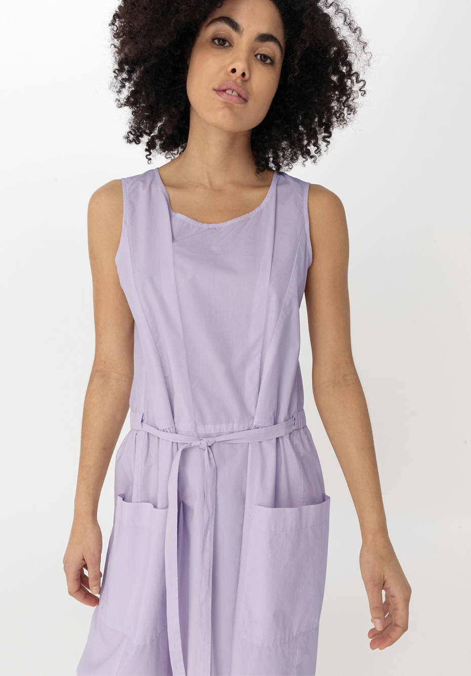 WUNDERKIND X HESSNATUR Midi-Kleid aus reiner Bio-Baumwolle