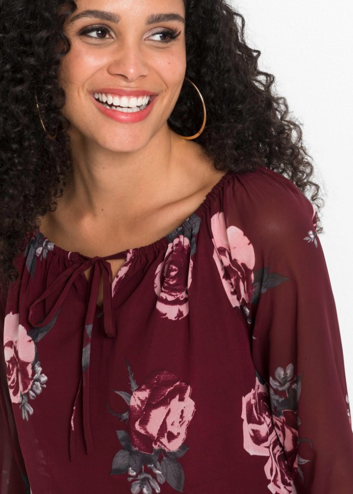 Bluse mit Tunnelzug