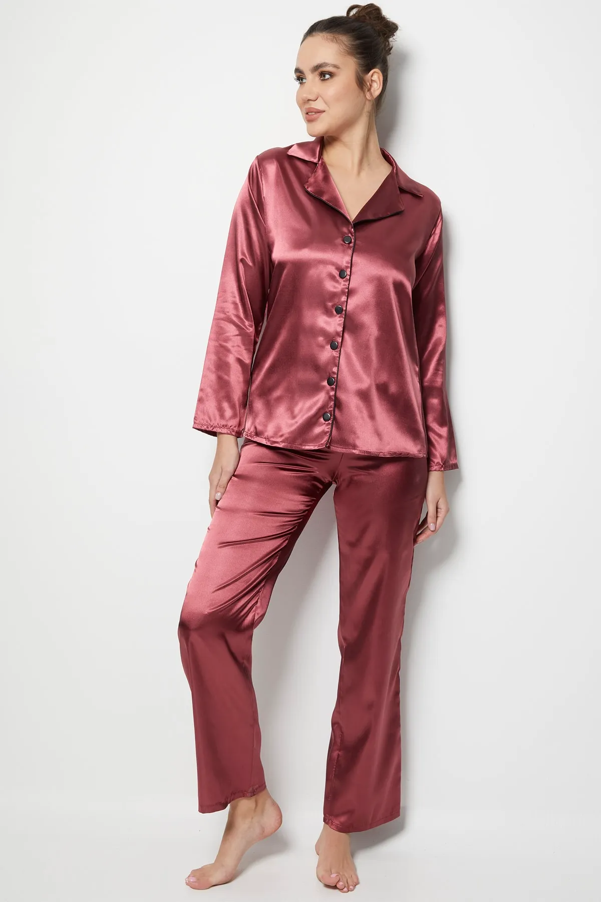 Miorre  Satin-Pyjama-Set