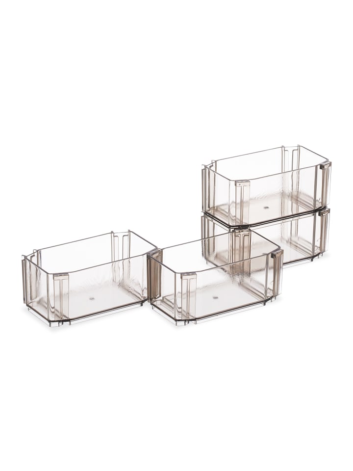 relaxdays 8-tlg. Schubladen Ordnungssystem in Braun - (B)12 x (H)5,5 x (T)7 cm günstig kaufen onesize